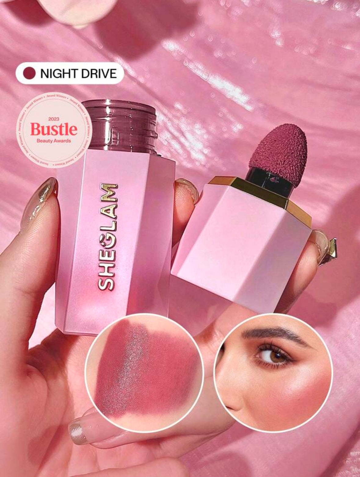 Sheglam liquid blush - night drive