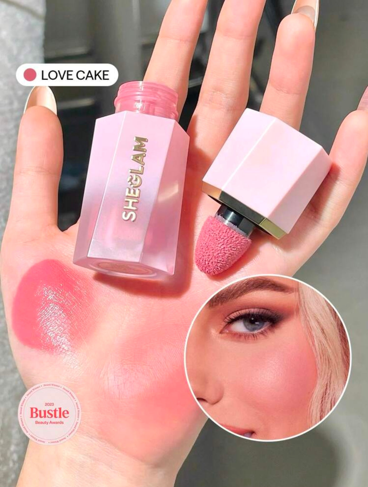 Sheglam liquid blush - love cake (shimmery )