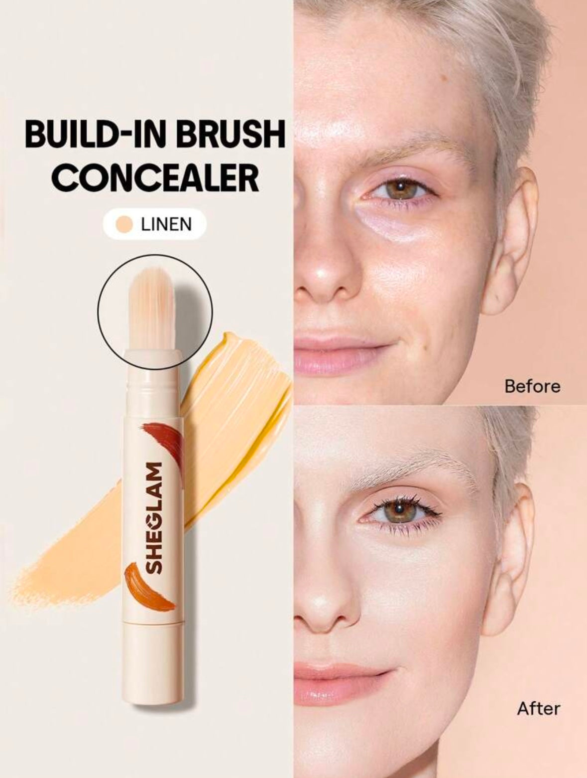 Sheglam high coverage concealer