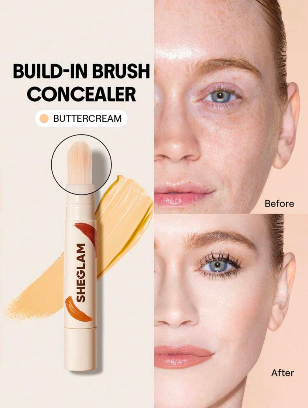 Sheglam high coverage concealer