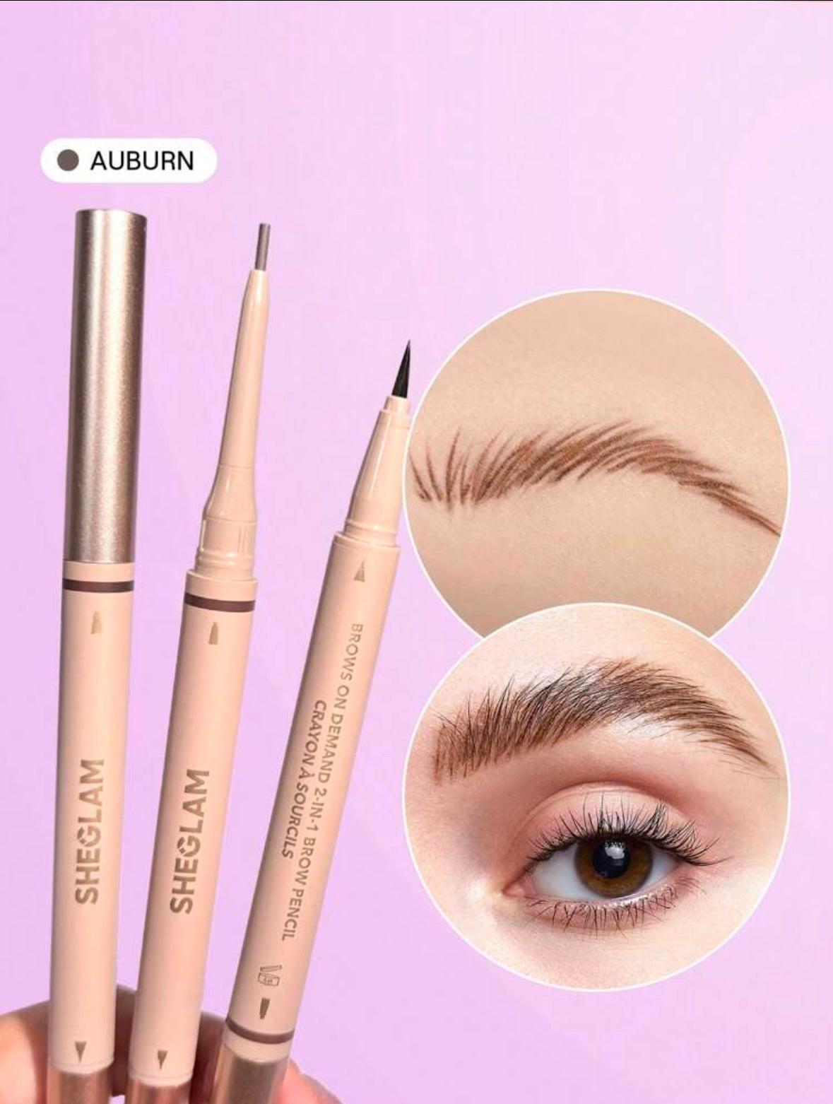 Sheglam 2 in 1 brow pencil
